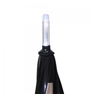 مظلة Ovida مع ضوء الشعلة التقنية مظلة جديدة مشرقة مشرقة مخصصة الصمام الخفيفة المظلات