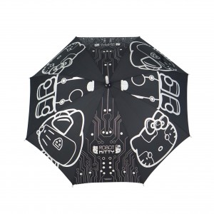 Ovida Umbrella Nrog Torch Teeb Tech Tshiab Umbrella Shining Bright Customized Led Teeb Umbrellas