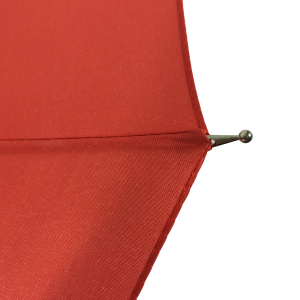 Ovida მაღალი ხარისხის უნიკალური დიზაინის წითელი გულის ფორმის სწორი ქოლგა სახელმძღვანელო ღია ქოლგა