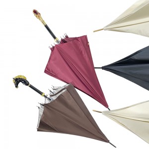Ovida New Fashion Trend Skull บุคลิกภาพ Umbrella Props สุภาพบุรุษตรง Umbrella