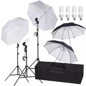 Ovida Prenosni studijski fotografski svetlobni reflektor, notranji in zunanji fotoaparat, osemkotni dežnik
