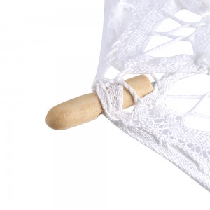 Ovida Mini Vintage گلدوزی چتر توری سفید برای هدیه تولد عکس هدایای عروسی تزیین مهمانی چتر