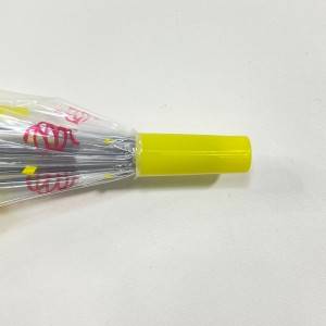 Opening otomatis PVC Gelembung Plastik Transparent Anak Payung