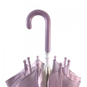 OVIDA Mini 3D Paraguas para niños Manual abierto con diseño de gato púrpura personalizado Paraguas para niños