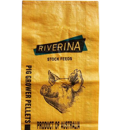 Hege kwaliteit Meal Rice Sand Grain Feed Bag 10kg 25kg 50kg packaging bags poly PP woven foar feed gemyske meststof