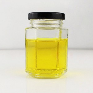 ჩვეულებრივი კაჟის დიზაინის გრავიურა ტრიალი თაფლის ქილა თაფლის ქილა 1000მლ 100cl 72cl მინის ქილა