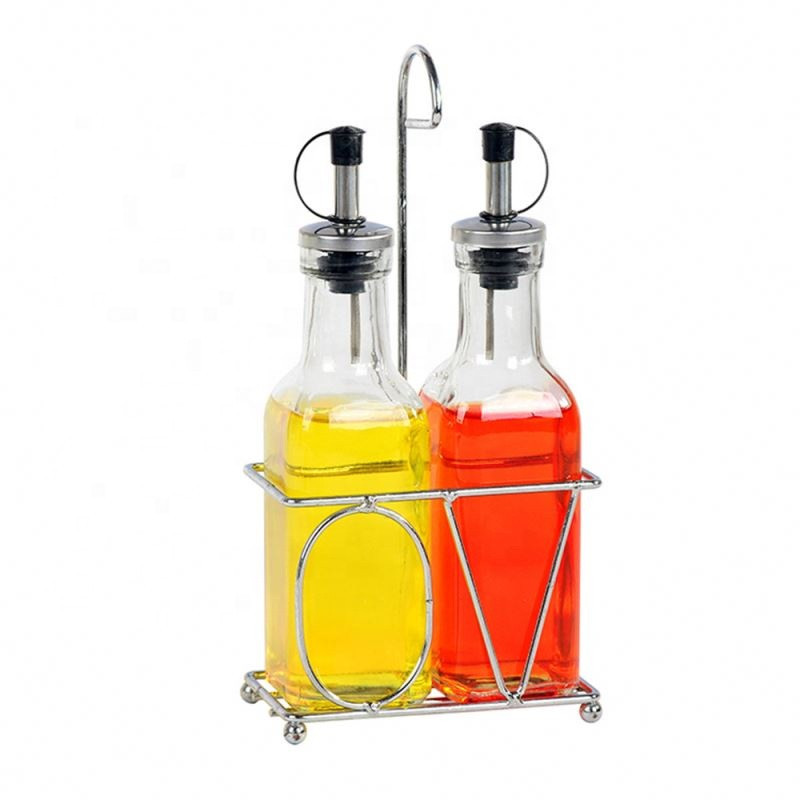 Clear Cheap Hot Sale High Quality Storage Edible Glass Cooking Oil Dispenser Bottle 350ml