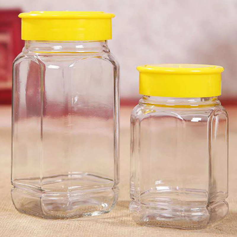 Normal Flint Designed Engraving Twist-off with Lug Lid Jam Honey Jar 1000ml 100cl 72cl Glass Jar