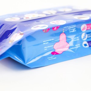 Oanpaste printe Food Grade Side Gusset Tissue Packaging Bags