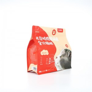 Støvsugbar nylonpose Kattesøppelpose Gjennomsiktig plastposer med flatbunnsposer