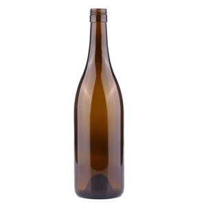 Burgundy bottle