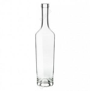 700 ml amber and clear liquor spirit glass bottle