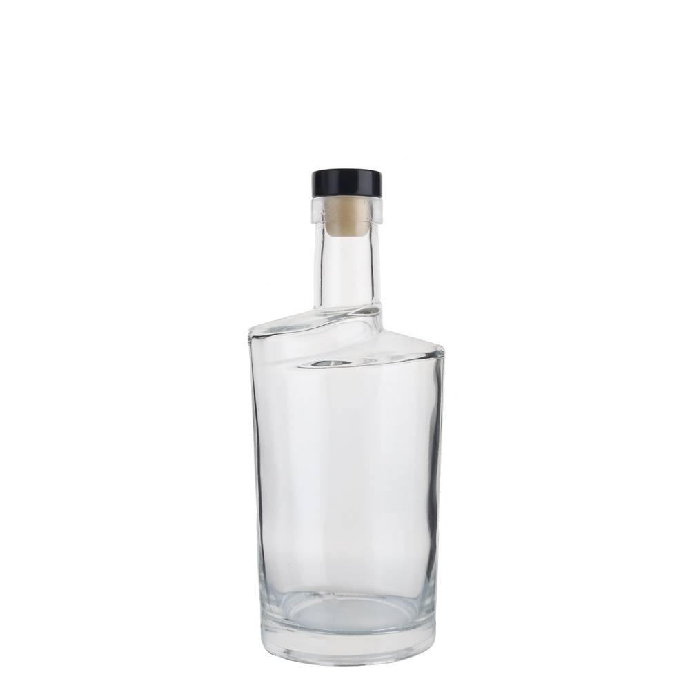 700 ml clear liquor bottle with cork Featured Image