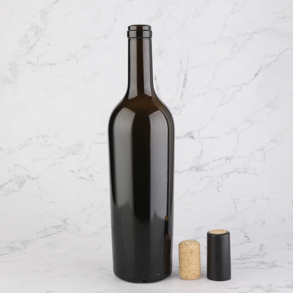 750 ml amber color glass bottle with cork Featured Image