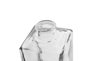 500ml Clear Liquor Square Shape Glass Bottles