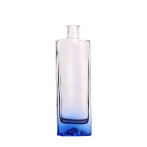 500ml Blue Colored Liquor Glass Bottles