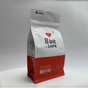 Bossa d'embalatge de fons pla a l'engròs per a grans de cafè i aliments