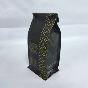 Wholesale Flat Bottom Packaging Pouch para sa Coffee Beans at Pagkain