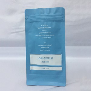 Fabrikkpris Tilpasset blokkbunnpose for kaffebønneremballasje