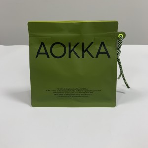 Prilagojena visokokakovostna embalažna vrečka za kavna zrna