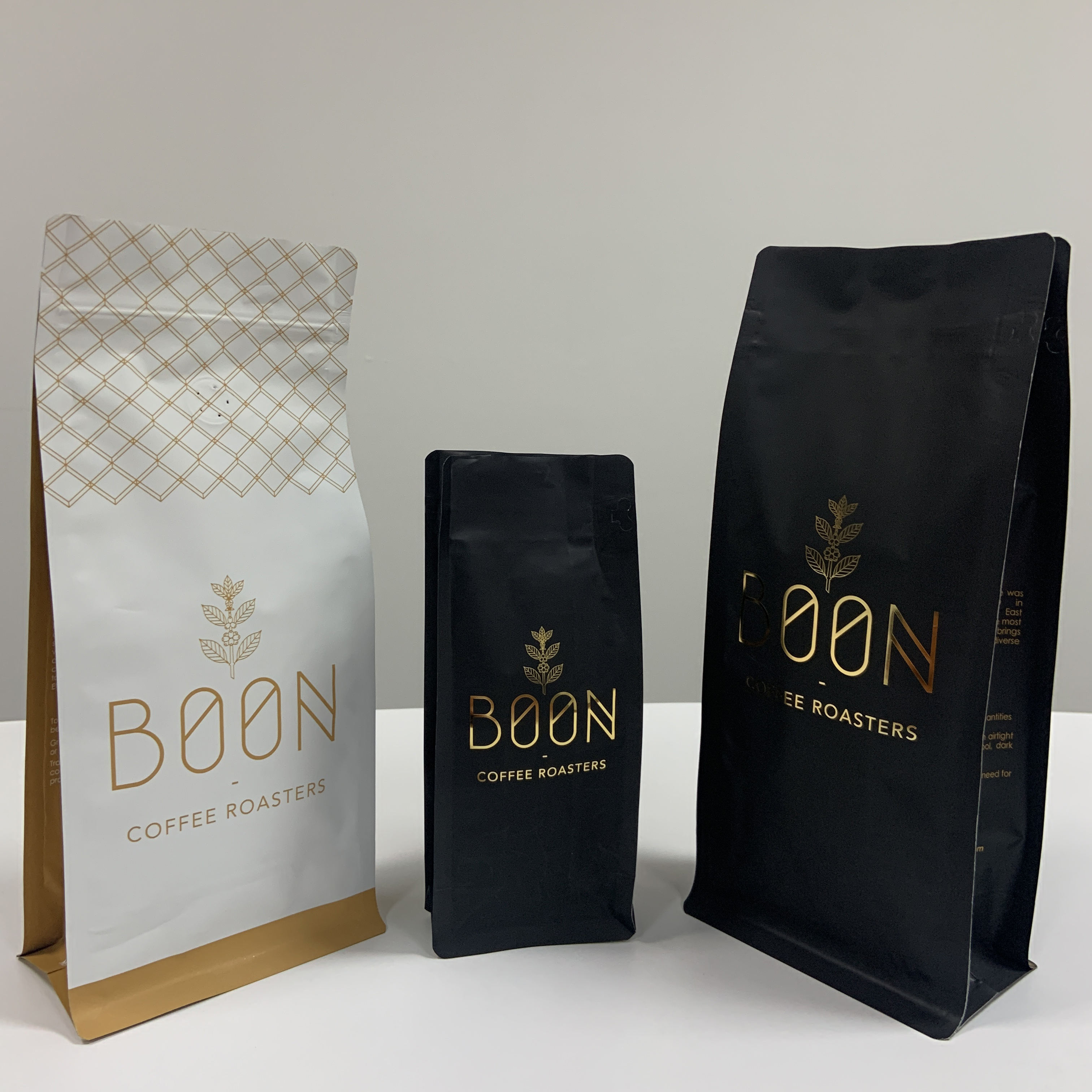 Customized Flat bottom Coffee Bean Packaging Pouch Featured Image