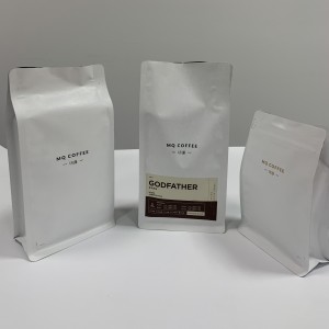 Hot sale na Flat Bottom Pouch para sa Coffee Bean Packaging