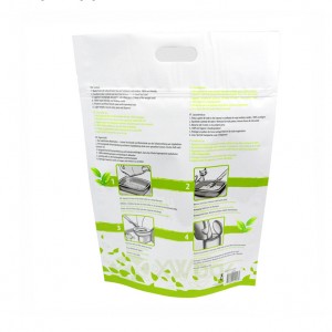 Plastična vrečka za hrano za hišne živali z velikim ravnim dnom za hrano za pse in mačke