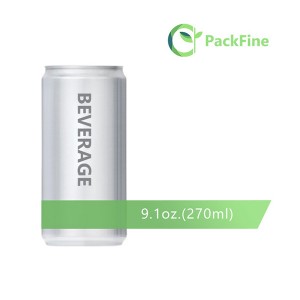 Aluminum beverage sleek cans 270ml