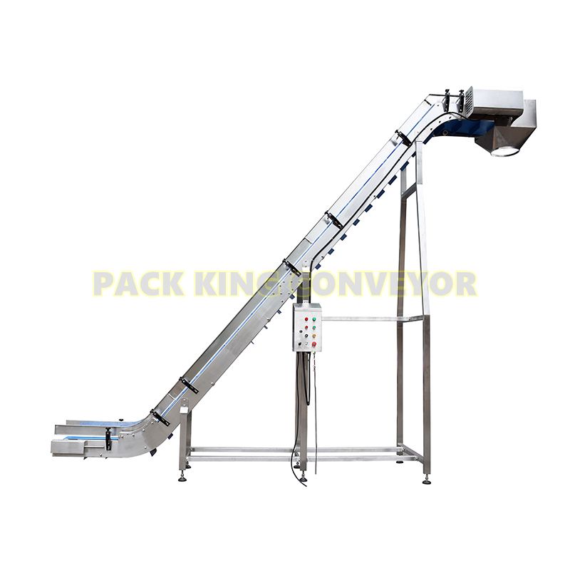 High Temperature Resistance Highle quality Food grade Incleined PU Belt conveyor Featured Image
