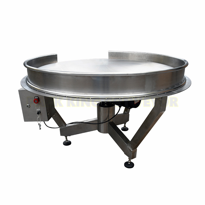 China Factory adjustable speed accumulating rotary collected table for pakcing line Featured Image