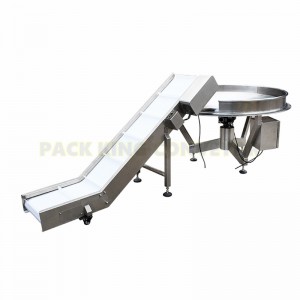 China Factory adjustable speed accumulating rotary collected table for pakcing line