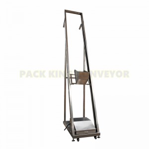 Heavy duty packing machine system vertical single bucket elevator