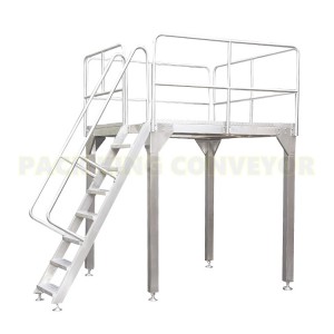 Online Sale Vertical Supporting Working Platforms For whole conveying line packing system