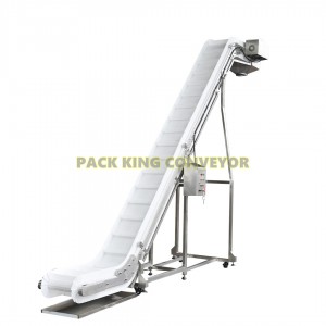 Best quality Elevating Conveyor - Inclined PP modular belt elevating conveyor easy to clean  – Pack King