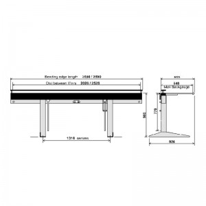 ຂະຫນາດຂະຫນາດໃຫຍ່ທີ່ສາມາດປັບແຕ່ງໄດ້ 4M 5M 6M Galvanized sheet Manual Folder Machine,stainless steel manual bending machine