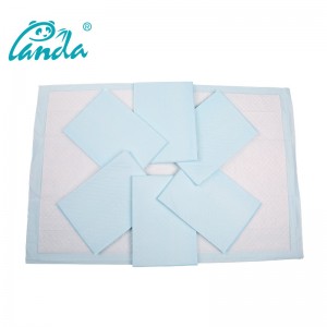 Isọnu Super Absorbency abẹ Underpad Hospital Bed paadi