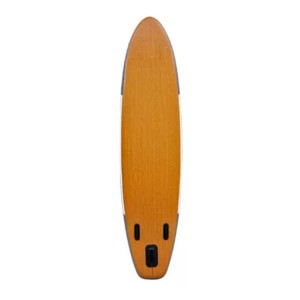 2022 Latest Style Wooden Board inflatable Stand Up Paddle Board 15PSI inflatable Standup paddleboard sup PVC board isup