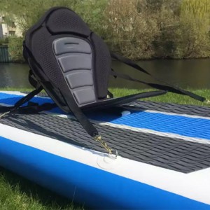 Kayak Accessories Deluxe Soft Cushion Backrest Fishing Kayak Seat With Storage Bag