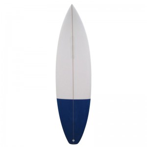 Round Squash Tail Epoxy Shortboard Surfboard With Double Tabs Fins