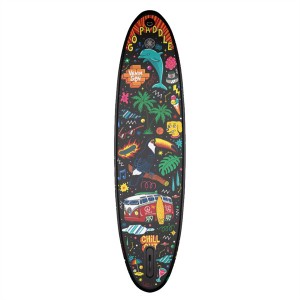 Board Inflatable Factory Wholesale OEM Black Paddleboard10’6 Surf Board Inflatable Stand Up Paddle Board Sup Water Sports Sup Board