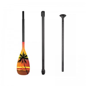 2022 New Type 3-Piece Carbon Fiber Sup Paddle for SUP Paddle Board