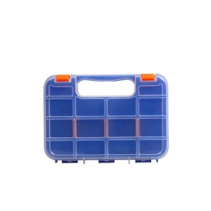Boîte à outils de rangement transparente en plastique Grilles divisibles étanches 11-14 COMP.B