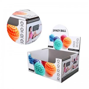 Spikey Ball Rak Siap bungkusan Box pikeun Retail