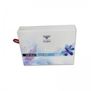 Chinesische traditionelle Malerei Design Druck Kosmetikbox für die Verpackung von Hautpflege-Set-Produkten