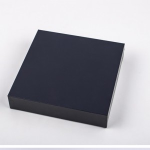 Black 2 Piece Type of Rigid Box Design for Mobile Phone Packaging
