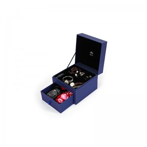 Caixa de venda de joies de disseny creatiu d'alta qualitat per a collarets i arracades de luxe