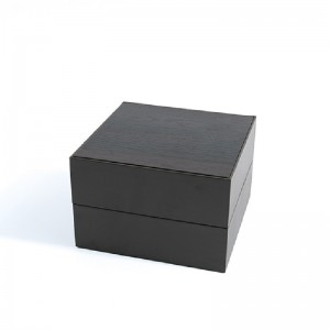 Kuti dhuratash kozmetike e buzëkuqit me kokrra të hollë druri me cilësi të lartë