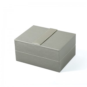 ຄຸນະພາບສູງທີ່ກໍາຫນົດເອງ PU Leather Men's Watch Packaging Gift Box for UK Market