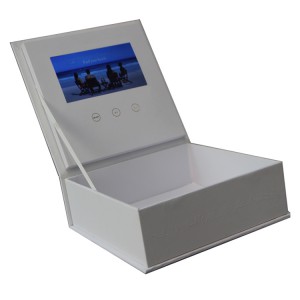 Caixa de configuração rígida com tampas magnéticas e visor LCD