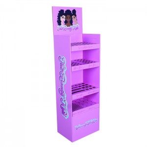 Beauty Products Promotion Shelf Display Standing Unit